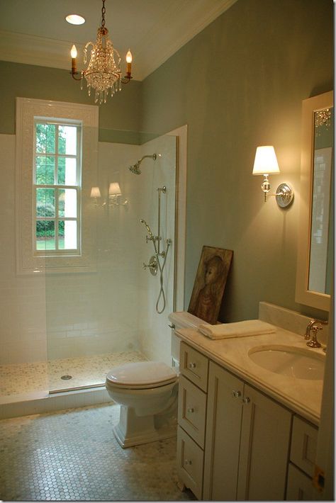 lori Tippin bathroom | kristin kerr | Flickr Lakehouse Remodel, Inexpensive Bathroom Remodel, Half Bathroom Remodel, Cheap Bathroom Remodel, Guest Bathroom Remodel, Bathroom Remodel Cost, Cabinet Remodel, Cheap Bathrooms, Bathroom Remodel Tile