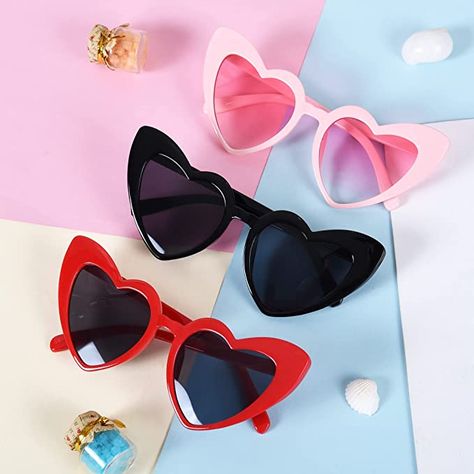 Heart Shaped Sunglasses, Glasses, Red, Black, Pink, Lana Del Rey, Aesthetic, Sun Pink Lana Del Rey Aesthetic, Love Heart Glasses, Sunglasses Colorful, Lana Del Rey Aesthetic, Aesthetic Sun, Rey Aesthetic, Funny Glasses, Heart Glasses, Shaped Sunglasses