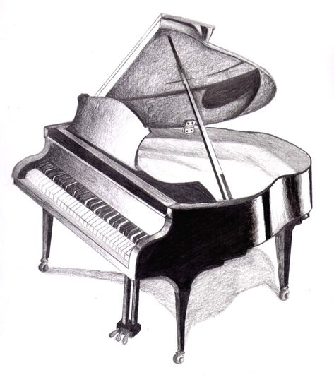 Baby Grand... in our living room Piano Drawing, Piano Pictures, Drawing Pictures, Upright Piano, Simple Pictures, Playing Piano, Grand Piano, Drawing Images, Easy Piano