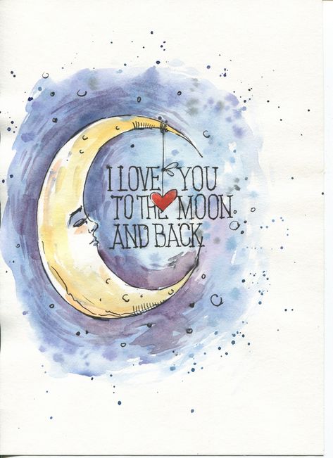 To The Moon And Back Drawing, Love You To The Moon And Back Painting, I Love You To The Moon And Back Drawing, Love You To The Moon, I Love You To The Moon And Back Painting, I Love You To The Moon And Back, Love You To The Moon And Back, Pillowcase Ideas, To The Moon And Back Tattoo