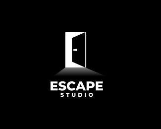 Find free logo design inspiration for your startup—create something bold and unique with Fiverr. Escape Logo, Mystery Logo, Doors Logo, Studio Logo Design, Abstract Logo Design, Door Logo, Clever Logo Design, Learn To Sketch, Free Logo Design