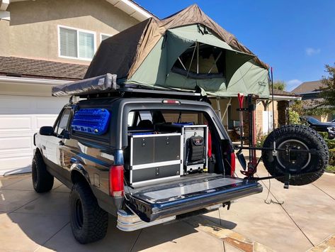 Ford Bronco Overland, Overland Bronco, Bronco Overland, Old Ford Bronco, Ford Obs, Overland Build, Custom Vehicles, Overland Gear, Off Road Camping