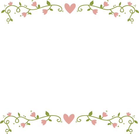 Marco Floral, Flower Border Clipart, Flower Border Png, Flower Text, Wedding Web, Pink Flowers Background, Frame Floral, Page Borders Design, Background Powerpoint