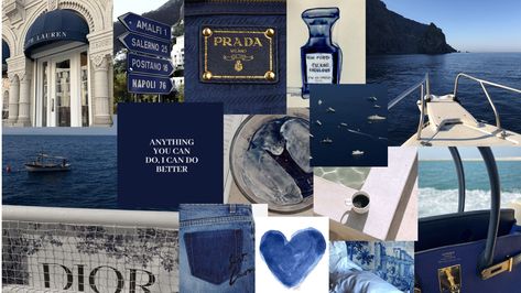 Navy Blue Aesthetic, Navy Blue Wallpaper, Blue Wallpaper, Blue Aesthetic, Navy Blue, Laptop, Collage, Navy, Blue