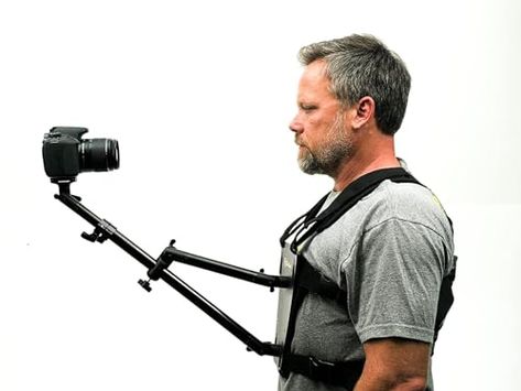 Glide Gear SNC100 Video Camera Snorricam 3rd Person DSLR Vest Hands-Free Front and Rear Body Camera Mount Harness - 1.5kg Payload - Ideal for POV and Third-Person Shooting Angles Pov Camera, Body Camera, Free Front, Cameras And Accessories, Mirrorless Camera, Drone Photography, Video Camera, Action Camera, Dslr Camera