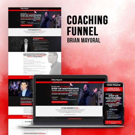 Here’s our sample for a Coaching Funnel! Want something like this? Don’t hesitate to leave us a message. 😉 . . #ClickFunnels #salesfunnel #funnelbuilders Coaching Funnel Design, Sales Funnel Design Landing Pages, Course Funnel, Sales Funnel Design, Getting Clients, Life Insurance Facts, Landing Page Website, Landing Page Inspiration, Business Website Design