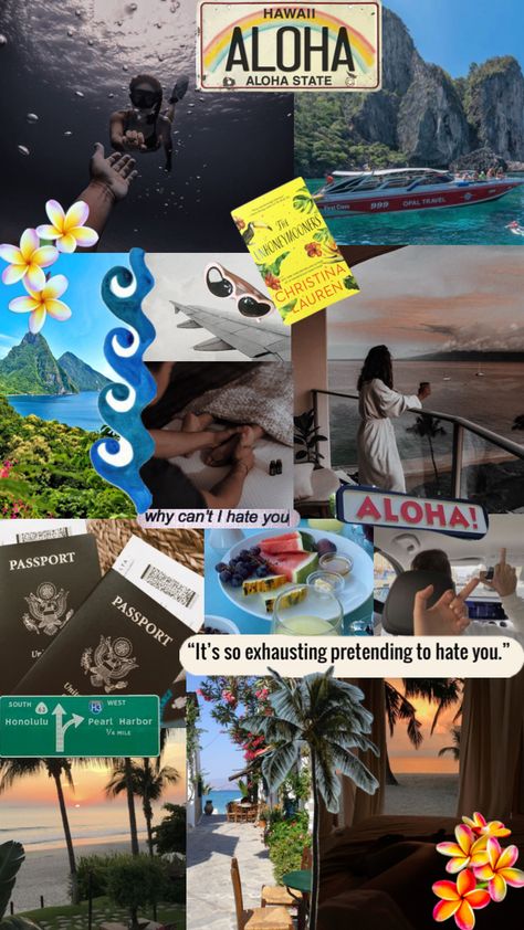 Unhoneymooners Aesthetic, Christina Lauren Books, The Unhoneymooners, Christina Lauren, Book Wallpaper, Summer Books, Romantic Books, Pearl Harbor, Film Aesthetic