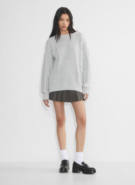 PEGGY SWEATER | Aritzia Peggy Sweater Aritzia, Peggy Sweater, Knitwear Skirt, Aritzia Outfit, Aritzia Style, Big Comfy Sweaters, Sweater Aritzia, Aritzia Sweater, Denim Short Dresses