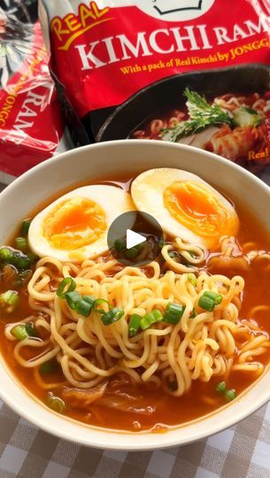 44K views · 7.4K reactions | 10/10 would do again! 

this is my favorite ramen hack so far! all you have to do is crack two eggs into your leftover ramen broth and microwave for 3-4 mins! it comes out perfect every time! 

kimchi ramen (with real kimchi!!) is from @jongga_usa on amazon! comes with 4 packs ☺️

#ramenhack #kimchi #ramen #koreanfood #kfood #foodasmr #asianfood #instantramen #ramennoodles #korean #jongga | Miso Jen Kitchen | misojenkitchen · Original audio Kimchi Ramen, Ramen Hacks, Ramen Broth, Instant Ramen, K Food, Ramen Noodles, Korean Food, Kimchi, Broth