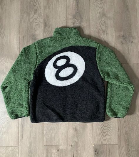 8ball Jacket, Green Streetwear Outfit, Fashion Grails, Green Jacket Outfit, Hidden Ny, Rockstar Fashion, Clothes Green, Cool Music, Popular Clothing