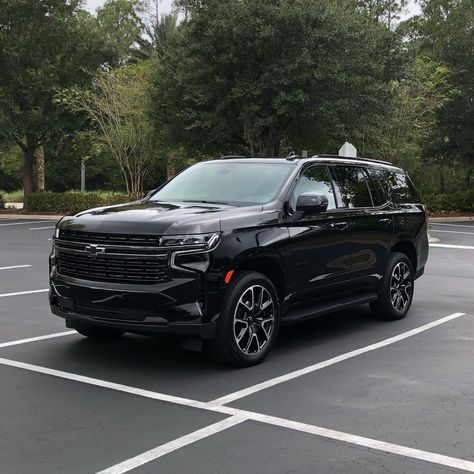 2024 Chevy Tahoe, Blacked Out Tahoe, Chevy Suv Tahoe, Black Chevy Tahoe, Tahoe Car, Tahoe Chevy, Black Tahoe, Chevrolet Suv, Mom Cars