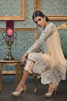 Annus Abrar Frocks For Women Party, Short Frocks For Women, Frocks For Women, Annus Abrar, Women Party Dresses, Short Frocks, Estilo Hijab, Lace Dress Design, Desi Clothes