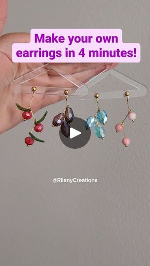 Making Earrings, A Fairy Tale, Handmade Jewelry Diy, Clever Crafts, Jewelry Making Tutorials, Story Highlights, Bead Jewelry, Jewelry Diy, My Youtube Channel