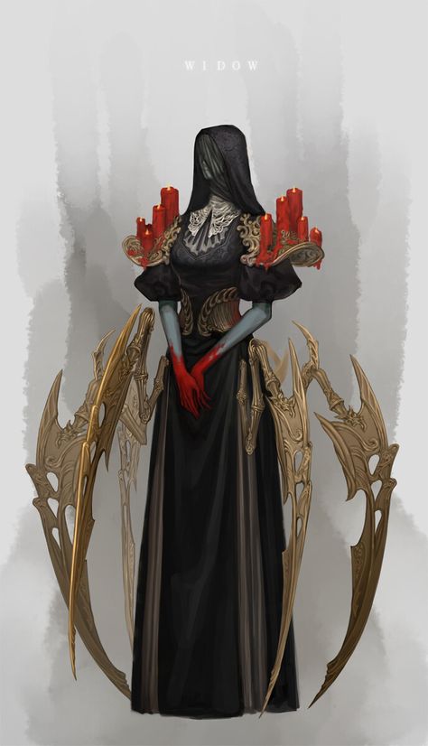 ArtStation - WIDOW, juyeon park The Art Showcase, Art Showcase, Dark Witch, Fantasy Concept, 다크 판타지, Monster Concept Art, Dnd Art, Fantasias Halloween, Creature Concept