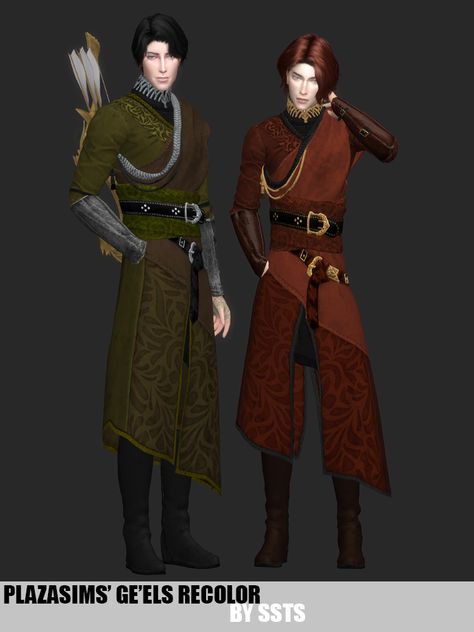 Strange Storyteller Sims, Sims 4 Samurai, Medieval Hairstyles, Sims Medieval, Dragon Age Characters, Sims Clothes, Medieval Clothes, Tudor History, Sims House Design