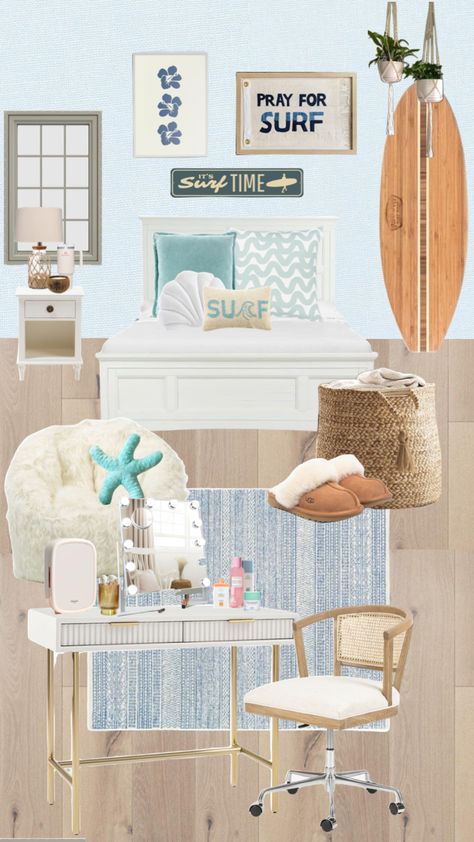 #myfirstshuffle Preppy Kid, Coastal Room Decor, Surf Room Decor, Beachy Room Decor, Cowgirl Room, Shuffles Aesthetic, Beach Room Decor, White Room Decor, Decorating Your Living Room