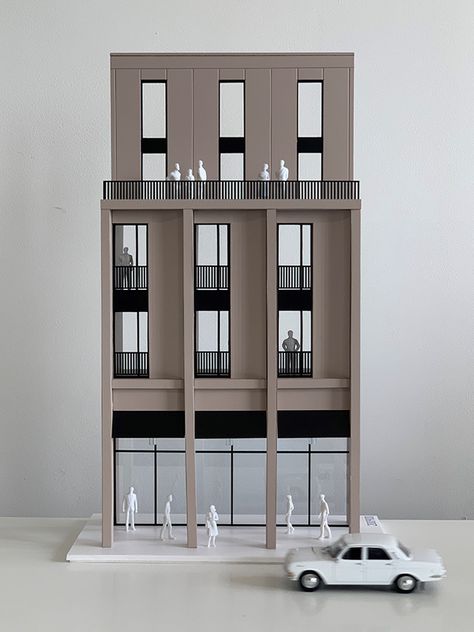 Hotel Design Architecture, Hotel Facade, Apartment Exterior, Multifamily Housing, Facade Architecture Design, Architecture Design Sketch, Architecture Model Making, Hotel Architecture, Layout Architecture