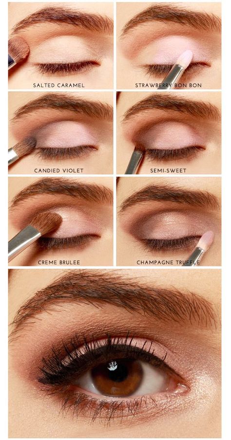 Two faced Makeup For Brown Eyes Natural, Brown Eye Makeup Tutorial, Prom Makeup For Brown Eyes, Pale Skin Hair Color, Nature Makeup, Natural Eyeliner, Trendy Eyeshadow, Makeup For, Smokey Eyeshadow