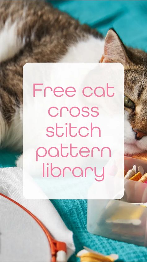 Free cat cross stitch pattern library - Craft with Cartwright Cat Graph Pattern, Cross Stitch Bookmark Patterns Free Cat, Free Cat Cross Stitch Chart, Cross Stitch Cat Pattern Free, Free Cat Cross Stitch Patterns, Free Blackwork Patterns, Cute Cross Stitch Patterns Free, Fun Cross Stitch Patterns, Cat Pixel Pattern