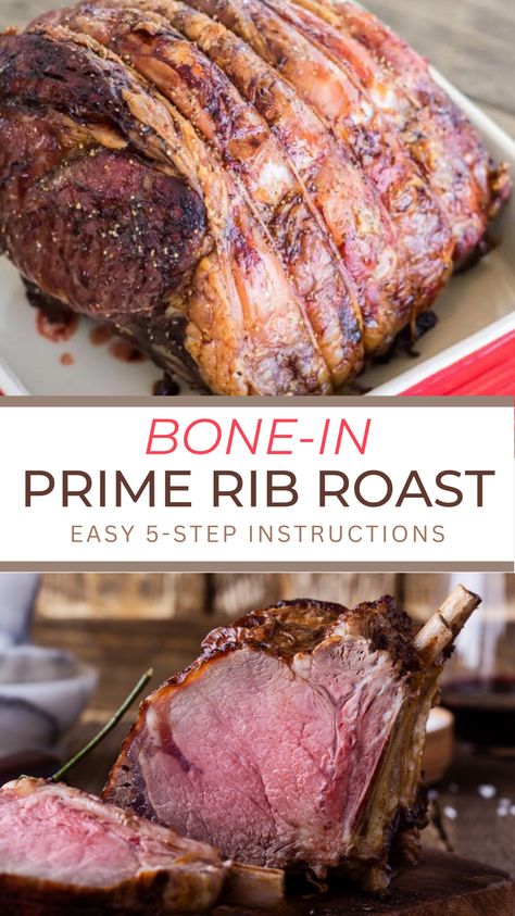 Traeger Roast, Prime Rib Roast Recipe Bone In, Traeger Prime Rib, Garlic Prime Rib Recipe, Bone In Rib Roast, Cooking Prime Rib Roast, Smoked Prime Rib Roast, Beef Rib Roast, Smoked Prime Rib