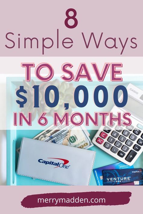 It is NOT impossible to save $10,000 in 6 months. Managing finances can be intimidating and overwhelming, but if you follow these 8 simple steps, you will be in a better spot to reach your savings goals! How To Save 7000 In 6 Months, Save 8000 In 6 Months, How To Save 10 000 In 6 Months, How To Save 10k In 6 Months, Save 10 000 In 6 Months Bi Weekly, How To Save 10000 In 6 Months Bi Weekly, Saving 10000 In 6 Months, 10 000 Savings Plan 6 Months, Save 20000 In 6 Months