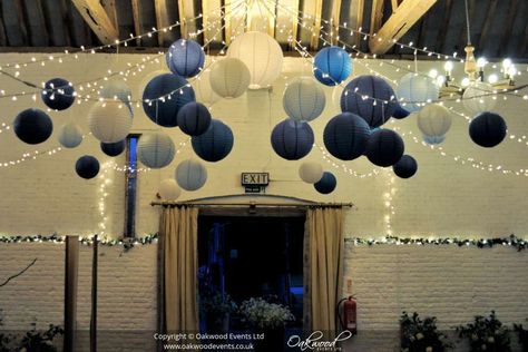 Blue Paper Lanterns Wedding, Latern Decor, High School Decor, Farewell Decorations, Bday Decoration, School Dance Ideas, Homecoming 2024, Seafood Festival, Bday Decor