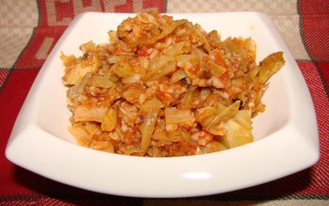 Lazy Cook's Golumpki (Stuffed Cabbage) Golumpki Casserole, Cabbage Photo, Stuffed Cabbage Recipe, Hamburger Meals, Cabbage Casserole Recipes, Cabbage Recipe, Cabbage Casserole, Stuffed Cabbage, Paleo Crockpot