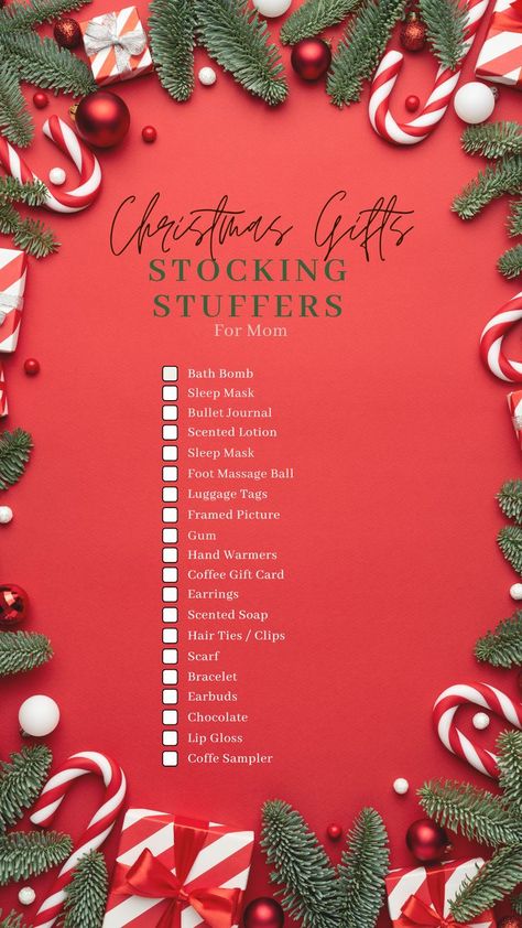 Here are 20 stocking stuffer ideas for mom or any woman in your life! Mom Stocking Stuffers, Stocking Stuffers For Mom, Coffee Gifts Card, Stocking Stuffer Ideas, Scented Lotion, Stocking Gifts, Sleep Mask, Stocking Stuffer, Hand Warmers