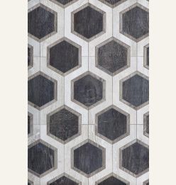 Walker Zanger Tile - Sterling Row Hexagon Floor, Hexagon Tile Floor, Walker Zanger, Tile Texture, Modern Tiles, Kitchen Floor, Laundry Rooms, Wood Tile, Floor Patterns