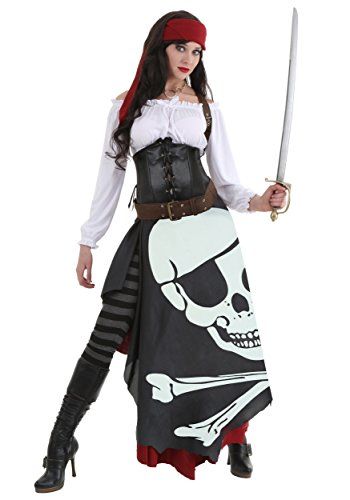 Women's Pirate Costume Jolly Roger Flag Pirate Costume fo... https://smile.amazon.com/dp/B018RIG2WQ/ref=cm_sw_r_pi_dp_U_x_5fSODbTNDFN54 Scary Women, Homemade Pirate Costumes, Pirate Girl Costume, Pirate Costume Diy, Party City Costumes, Female Pirate Costume, Pirate Halloween Costumes, Halloween Costumes For Women, Plus Size Halloween Costume