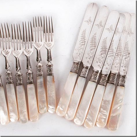 Vintage Silver Table Setting, Vintage Cutlery, Vintage Flatware, Silver Flatware, Cutlery Set, Vintage China, Kitchen Items, Kitchen Stuff, Beautiful Table