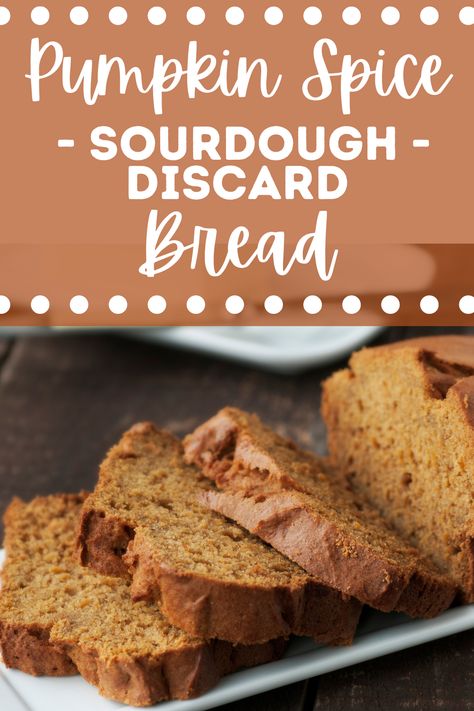 Discard Pumpkin Bread, Sourdough Discard Pumpkin Bread, Sourdough Pumpkin Bread, Pumpkin Nut Bread, Sourdough Discard Recipe, Sourdough Pumpkin, Gingerbread Recipes, Pumpkin Spice Bread, Discard Recipe