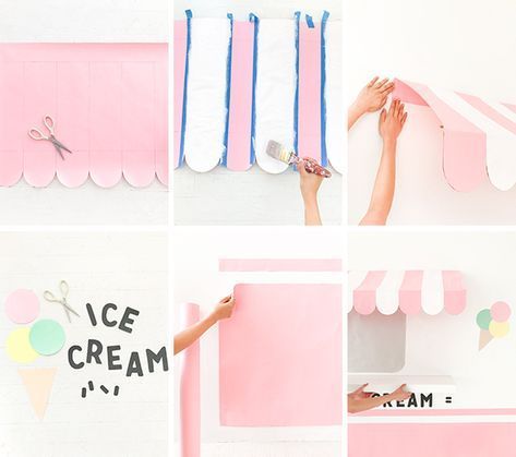 Ice Cream Birthday Party Theme, Walls Ice Cream, Happy Ice, Ice Cream Party Decorations, Ice Cream Party Theme, Ice Cream Stand, Ice Cream Cart, Ice Cream Birthday Party, Ice Cream Theme