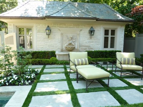 Modern Garden Patio, Large Pavers, Cement Patio, Paving Design, Patio Pavers, Garden Paving, Patio Garden Design, Living Modern, Patio Landscaping