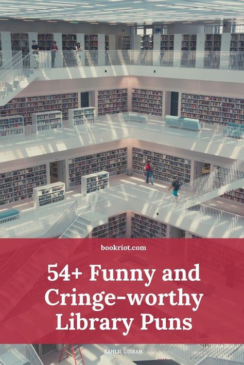 54+ amazing, hilarious, and cringe-worthy library puns, perfect for displays and for a librarian's sense of humor. book puns | library puns | funny library puns | library book display ideas | puns for libraries Library Puns, Funny Puns Hilarious, Book Display Ideas, Pun Names, Librarian Humor, Book Puns, Library Humor, Puns Funny, Joke Book