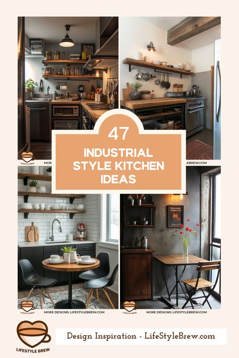 Industrial shelving kitchen