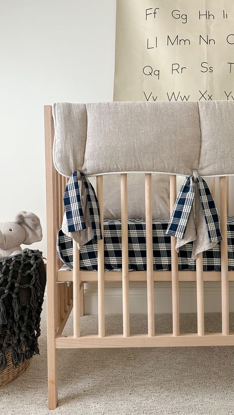 Navy Nursery, Navy Gingham, Baby Bedding Sets, Navy Baby, Baby Bed, Bedding Sets, Cribs, Gingham, Boy Or Girl