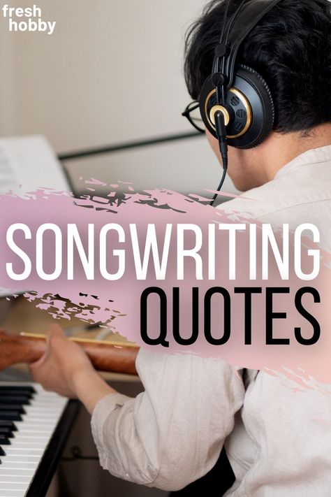 Songwriting Quotes, Quotes For Motivation, Writing Lyrics, Write Better, Best Song, Yours Lyrics, Inspirational Books To Read, Cool Lyrics, Writing Quotes