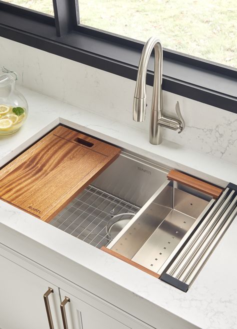 Kohler Kitchen Sinks Stainless Steel, Kitchen Sink Inserts, Ruvati Workstation Sink, Work Station Kitchen Sink, Work Sink Kitchen, Trending Kitchen Sinks 2023, New Sink Kitchen, Large Kitchen Sink Ideas, 2023 Kitchen Sink Trends