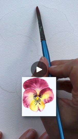 1.9K views · 42 reactions | How to paint a watercolour Pansy Flower : A-Z of Flower Painting : Lifting out colour with a brush.

This is P for Pansy in my A-Z of Watercolor Flower Paintings and handy tips for beginners. I used a combination of painting wet in wet and wet on dry. I used a synthetic brush to remove some colour to add highlights and detail.

#watercolorforbeginners #watercolorflowers #pansyflower #howtopaintflowers | Cally Lawson Art | Cally Lawson Art · Original audio Watercolour Pansy, Watercolor Beginner, Pansy Flower, Pansies Flowers, Flower Paintings, Watercolor Flower, How To Paint, Pansies, Art Original