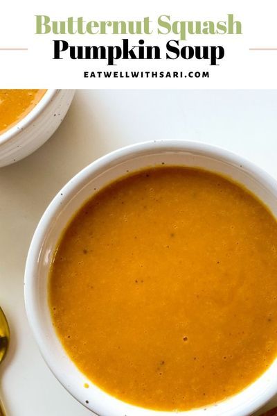 Squash Pumpkin Soup, Pumpkin Butternut Squash Soup, Low Calorie Soup Recipe, Pumpkin Soup Easy, Pumpkin Puree Recipes, Chicken Pumpkin, Butternut Squash Puree, Low Calorie Soup, Butternut Squash Recipes Soup