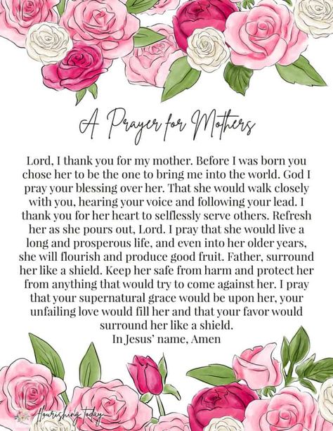 Scriptures For Mothers, Mothers Day Verses, Mothers Day Scripture, Mothers Day Bible Verse, Bible Verses About Mothers, Intentional Motherhood, Prayer For Mothers, Surely Goodness And Mercy, Printable Prayers