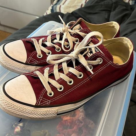 Burgundy maroon converse womens 9 Maroon Converse Aesthetic, Maroon Converse, Maroon Shoes, Converse Aesthetic, Converse Womens, Shoe Shelf, Platypus, Mens Fashion Casual Outfits, S Aesthetic