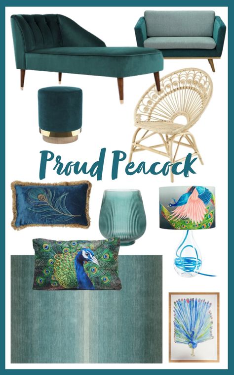 Room Edit: Peacock Living Room Ideas. Bring your lounge to life with blue and green peacock colours. Introduce peacock patterns, illustrations, feathers and peacock shapes. I’ve picked out my favourite sofas, cushions and more to compile a collection of Peacock Living Room Ideas you can be proud of. Affiliate Partners. Peacock Colour Living Room Ideas, Peacock Green Lounge, Bedroom Ideas Peacock Colours, Peacock Themed Living Room, Peacock Green Bedroom Ideas, Peacock Room Ideas, Peacock Office Decor, Peacock Green Living Room, Colourful Hallways