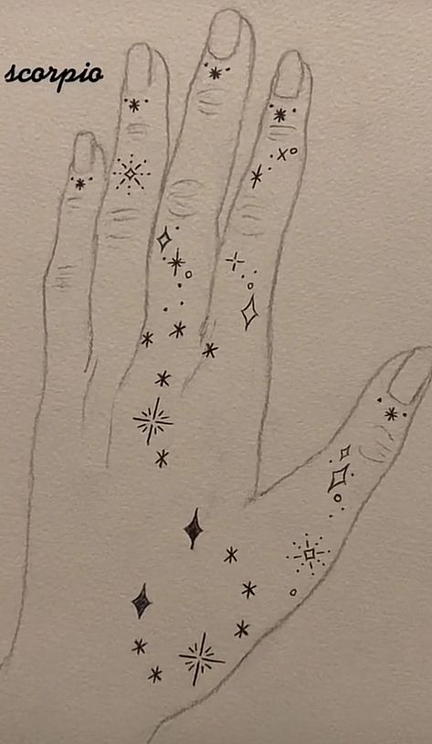 Mystic Hand Tattoo, Constellation Tattoo On Hand, Hand Constellation Tattoo, Celestial Hand Tattoo, Constellation Hand Tattoo, Celestial Tattoo Sleeve, Celestial Tattoo Ideas, Cute Henna Tattoos, Tato Henna