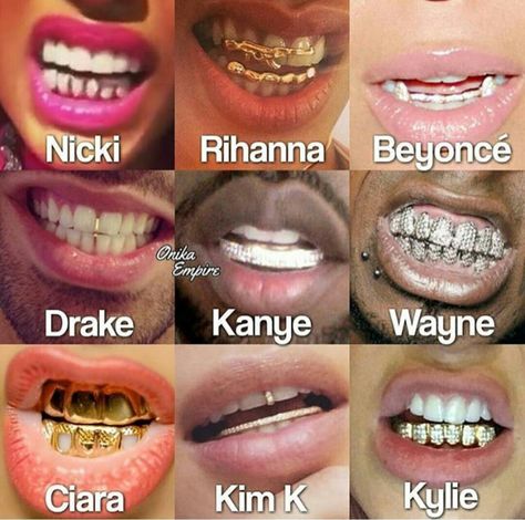 These look cool! Braces Grillz, Grillz Teeth Men, Tooth Grill, Girls With Grills, Girl Grillz, Teeth Grills, Cute Braces Colors, Pretty Teeth, Grillz Teeth