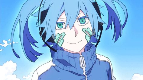 Ene Minecraft peau Ene Kagerou Project Gif, Pastel Blue Aesthetic Gif, Ene Kagerou Project Icon, Takane Enomoto, Kagerou Daze, Mekakucity Actors, Kagerou Project, Dog Icon