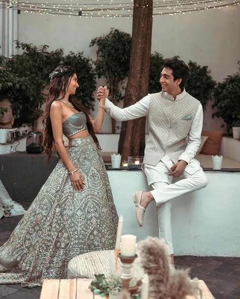 Inside Ananya Panday’s Cousin, Alanna Panday’s Engagement Ceremony Indian Engagement Outfit, Alanna Panday, Wedding Matching Outfits, Indian Engagement, Reception Outfits, Ananya Panday, Asian Wedding Dress, Engagement Ceremony, Celebrity Trends