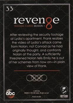 2013 Cryptozoic Revenge Season 1 #33 Scared Straight | Trading Card Database Scared Straight, Goal List, Reverse Image Search, Friend Goals, Trading Card, Season 1, Trivia, Revenge, Trading Cards