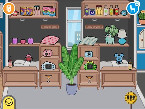 Toca Boca Hair Salon, Toca Boca Room, 가족 일러스트, Free House Design, Interesting Facts About Yourself, Adorable Homes Game, Create Your Own World, Room Ideas Aesthetic, Fall Bedroom